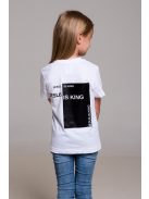 JESUS IS KING fată albă T-shirt