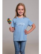 JESUS IS THE WAY lumina albastru fete T-shirt 