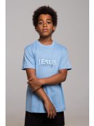 JESUS IS THE WAY tricou albastru deschis pentru băieți