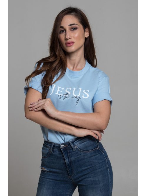 JESUS IS THE WAY Tricou de damă