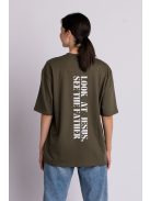 LOOK AT JESUS SEE THE FATHER oversize tricou unisex