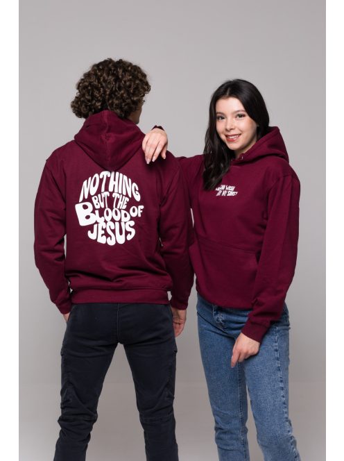 NOTHING BUT THE BLOOD OF JESUS pulover unisex