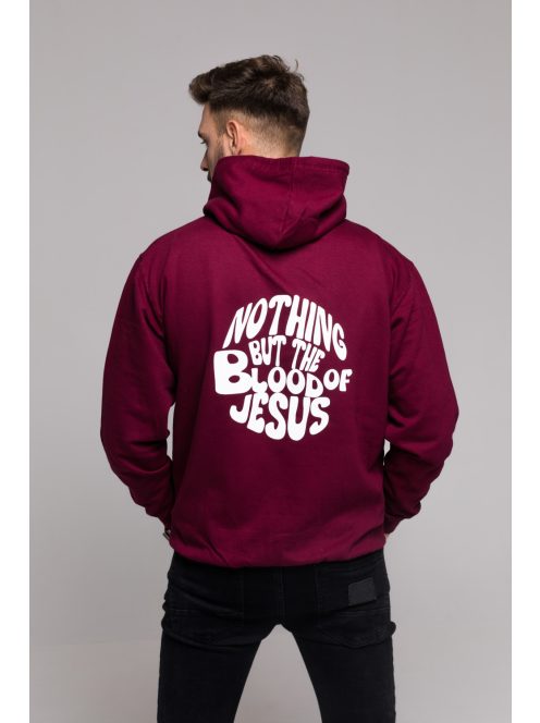 NOTHING BUT THE BLOOD OF JESUS pulover unisex