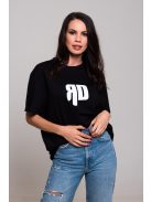 RD CLASSIC fekete unisex póló