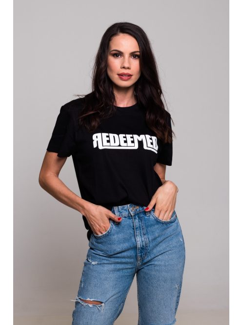 REDEEMED CLASSIC NEW fekete unisex póló