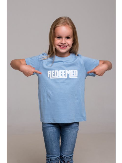 REDEEMED tricou albastru deschis pentru fete