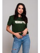 REDEEMED CLASSIC NEW fenyőzöld unisex póló