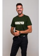 REDEEMED CLASSIC NEW fenyőzöld unisex póló