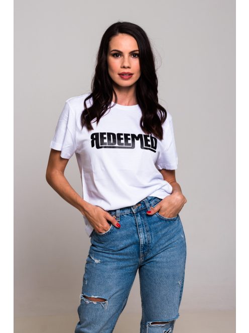 REDEEMED CLASSIC NEW tricou unisex alb