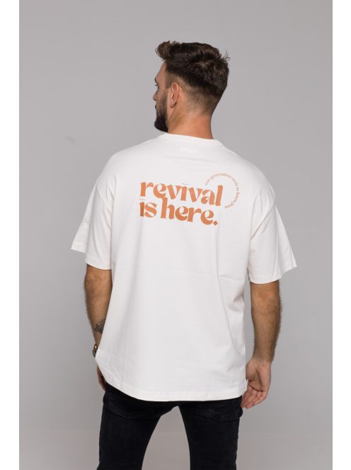 REVIVAL IS HERE oversize unisex póló