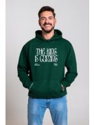 THE KING IS COMING pulover unisex